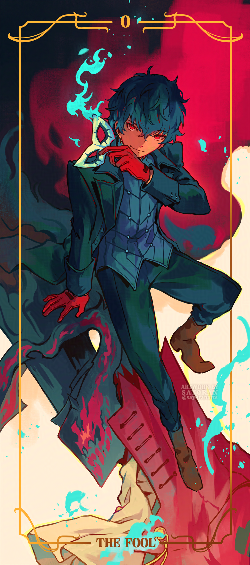 P5 Joker Tarot Foil Rack Card