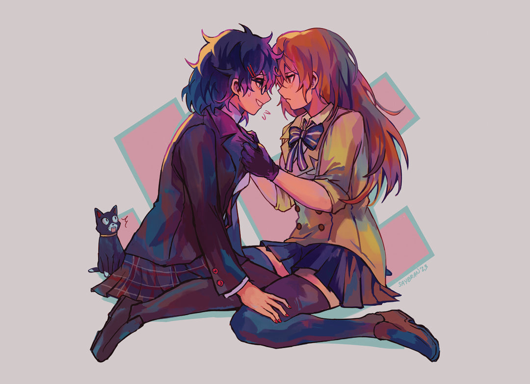 P5 Fem Akechi & Joker Mini Prints 5x7"