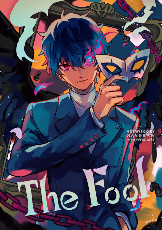 P5 Joker "The Fool" 5x7" Mini Foil Print