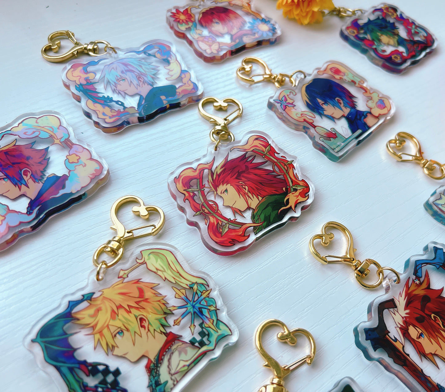 Kingdom Hearts 2.5" 3D Acrylic Charms