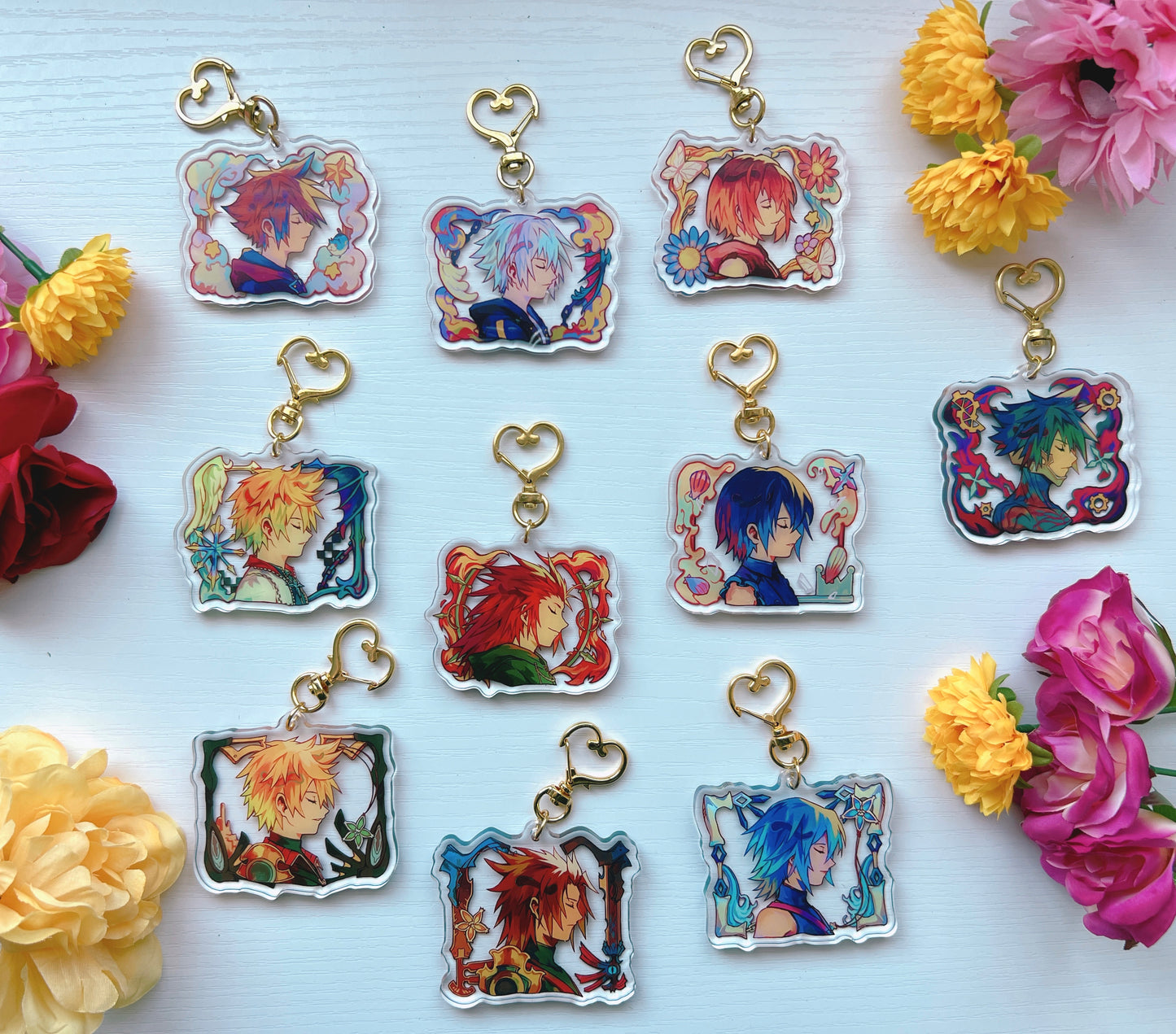 Kingdom Hearts 2.5" 3D Acrylic Charms