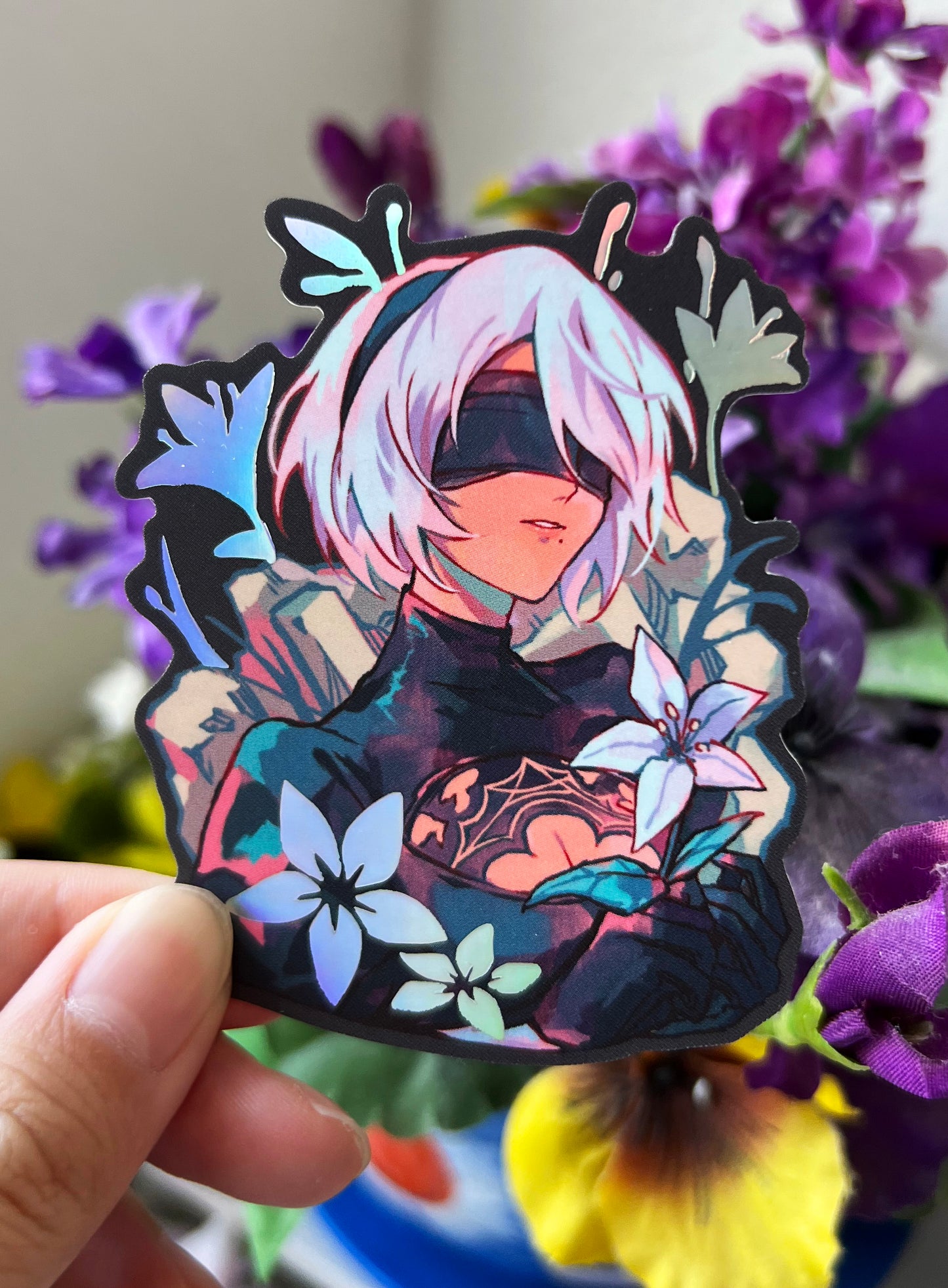 Nier Automata 3" Holo Foil Stickers