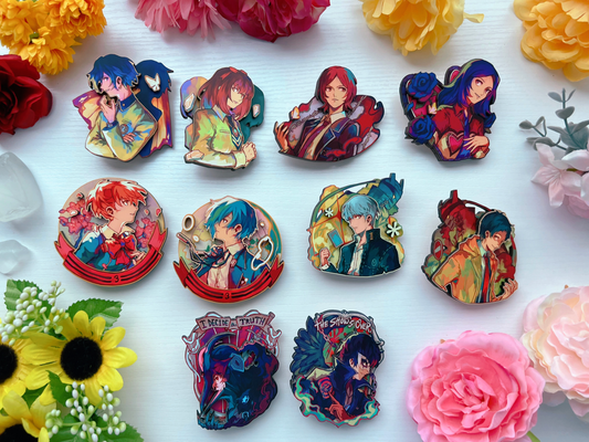 Persona 3" Layered Wood Pins