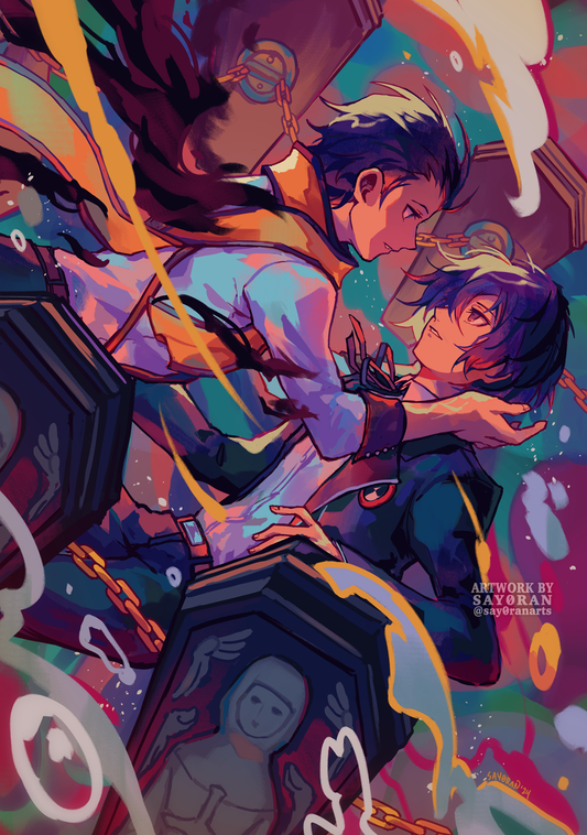P3 Ryoji & MC 11x14" Print