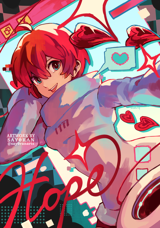 P5 Sophia "Hope" 5x7" Mini Foil Print