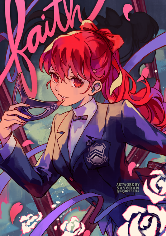 P5 Sumire Yoshizawa "Faith" 5x7" Mini Foil Print