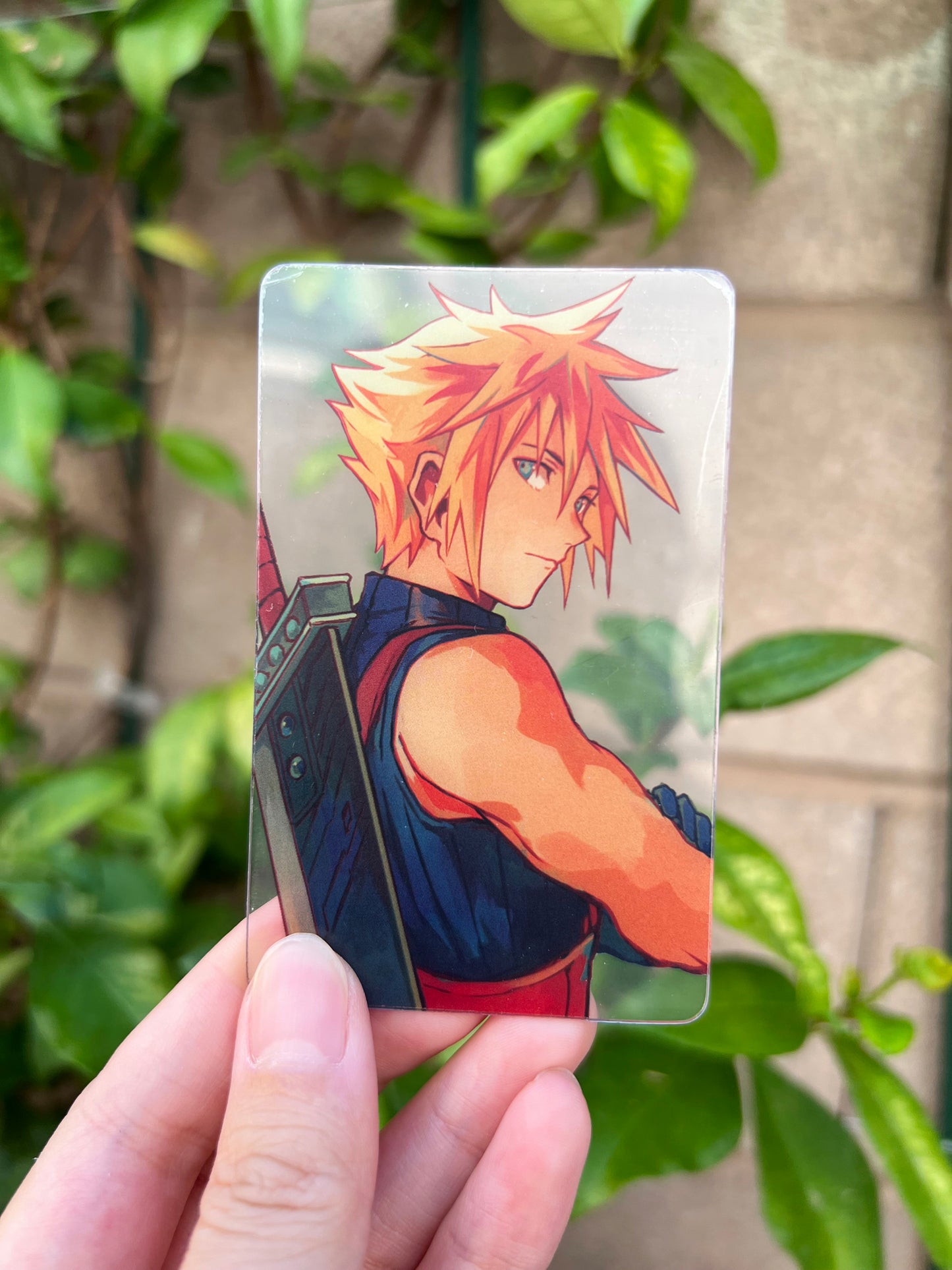 FF7 Zack & Cloud Clear Photocards
