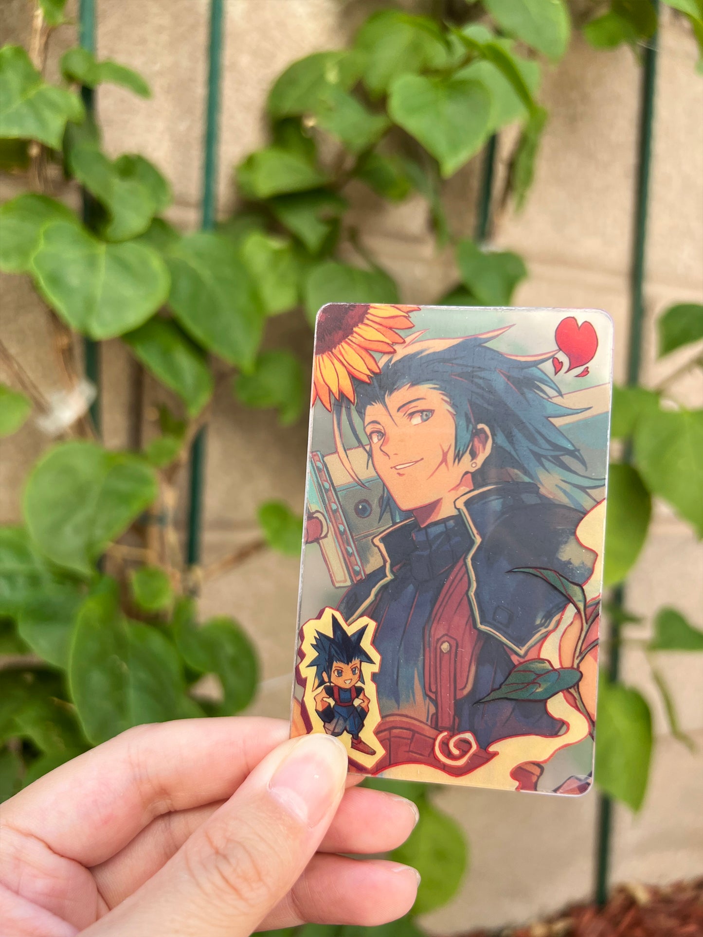 FF7 Zack & Cloud Clear Photocards