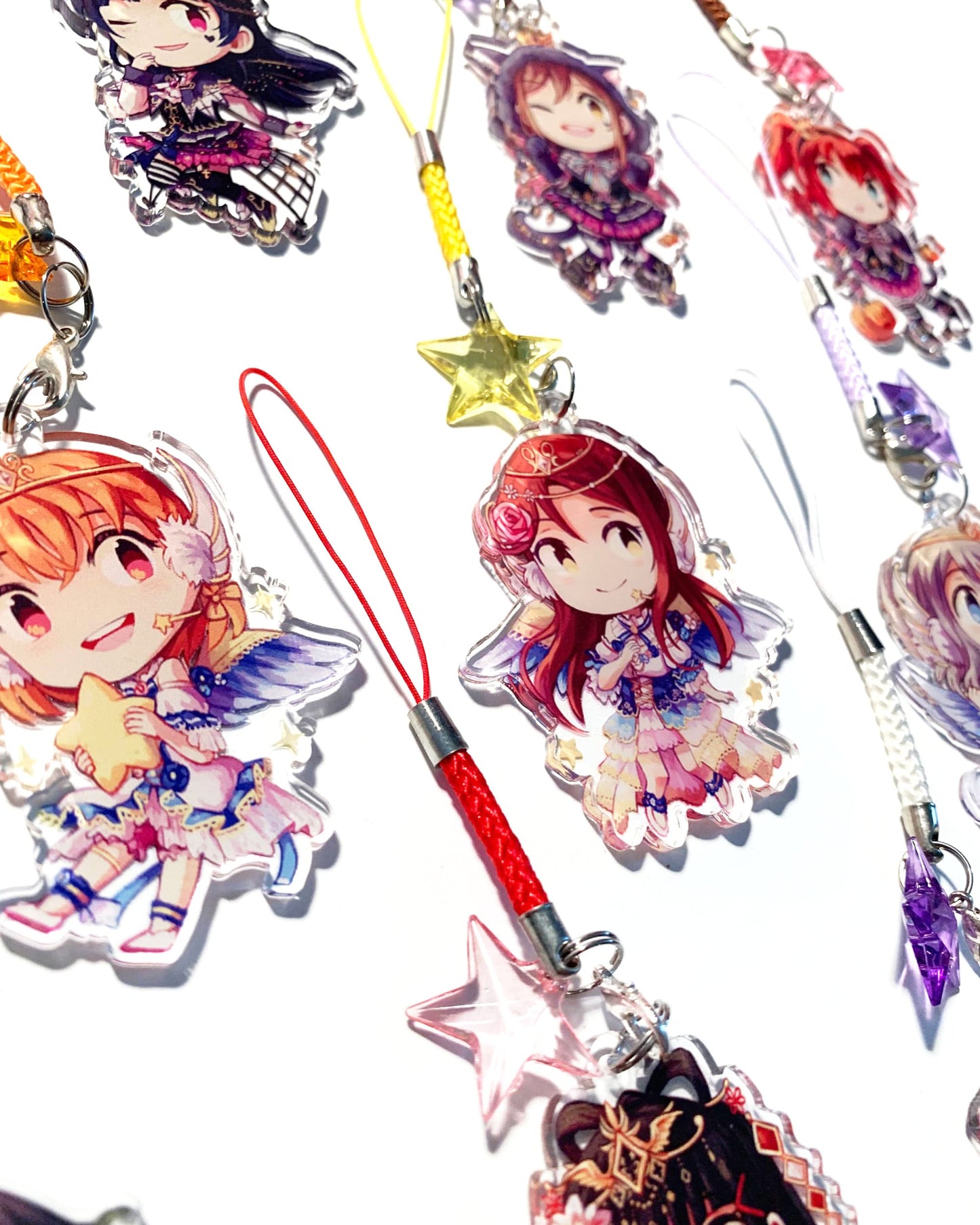 Love Live Aqours 2" Clear Double-sided Acrylic Charms