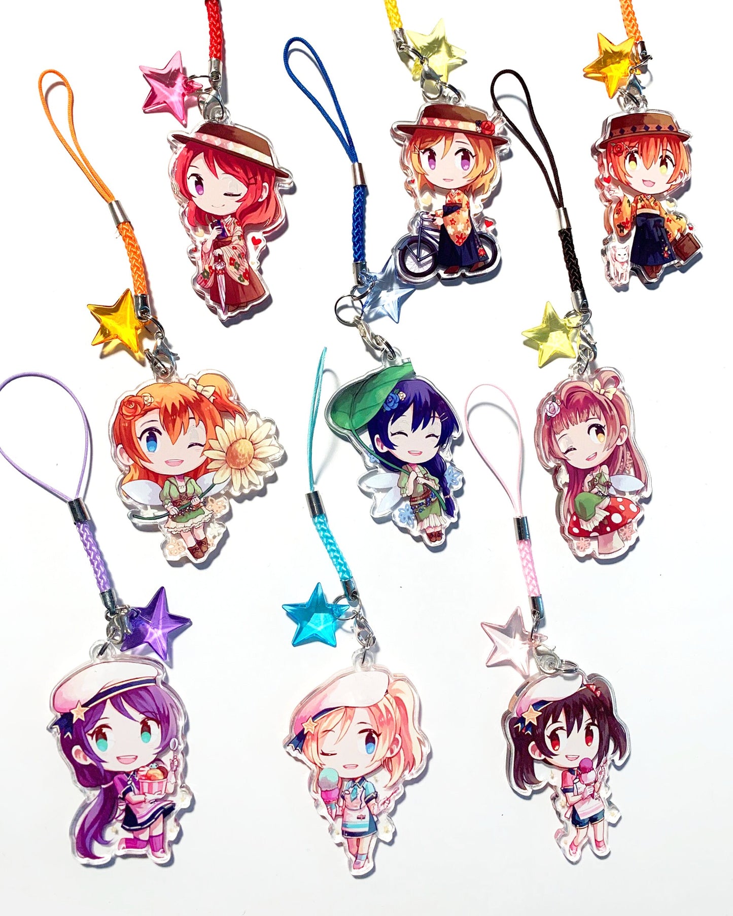 Love Live Muse 2" Clear Double-sided Acrylic Charms