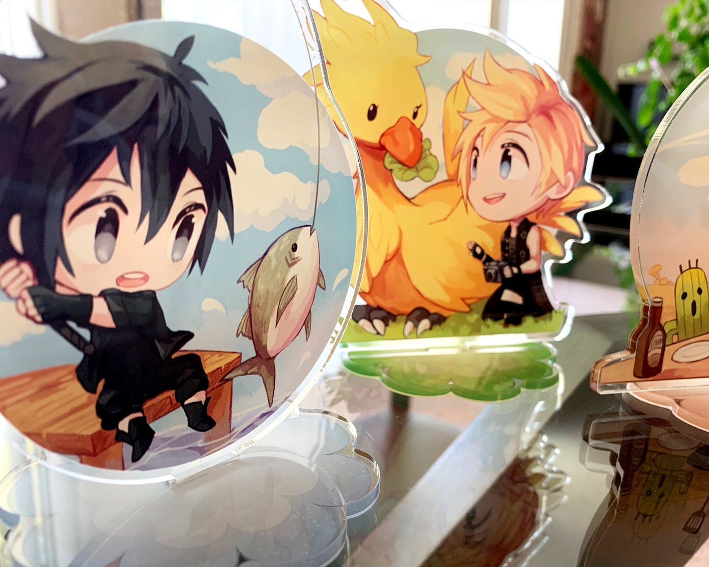 Final Fantasy XV 4.5" Clear Acrylic Stands