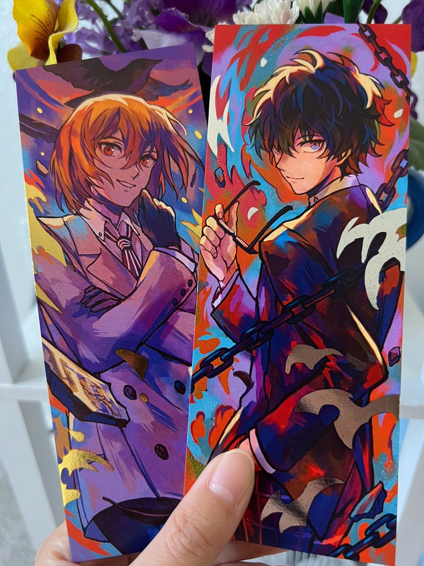 P5 Joker & Crow Foil Bookmarks
