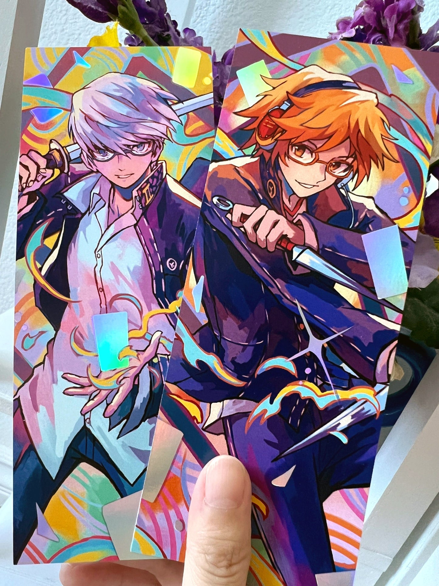 P4 Yu & Yosuke Foil Bookmarks