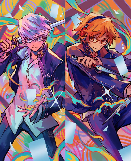 P4 Yu & Yosuke Foil Bookmarks