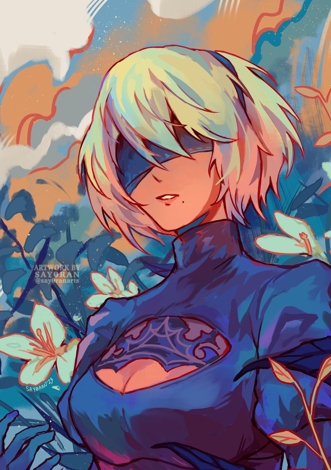 Nier 2B & 9S Mini Prints 5x7"