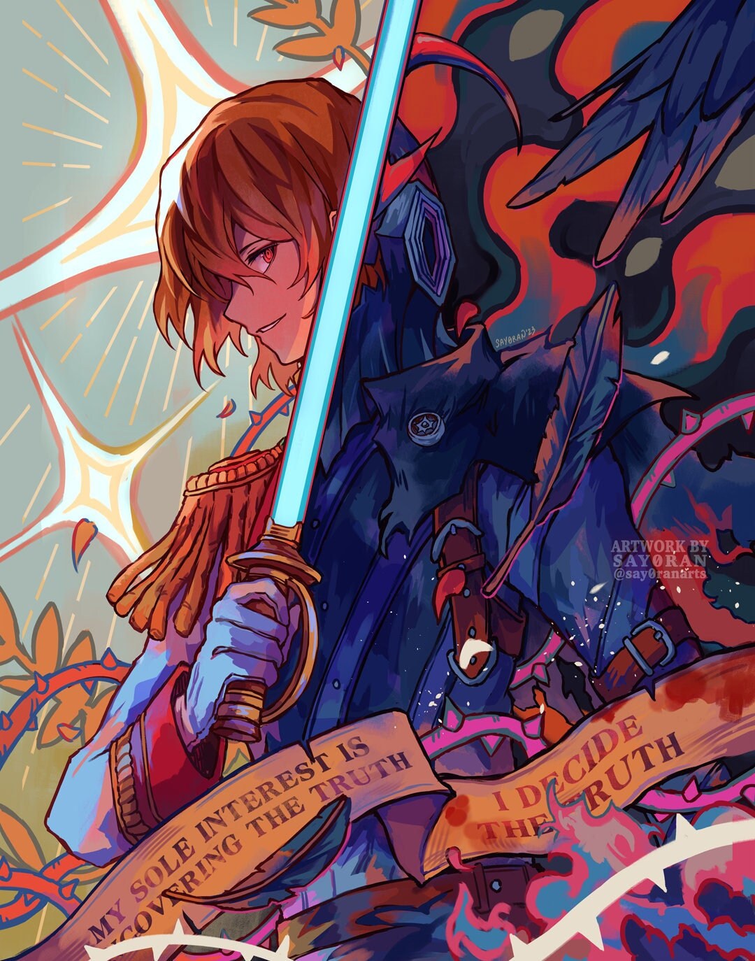 P5 Akechi "Truth" 11x14" Print