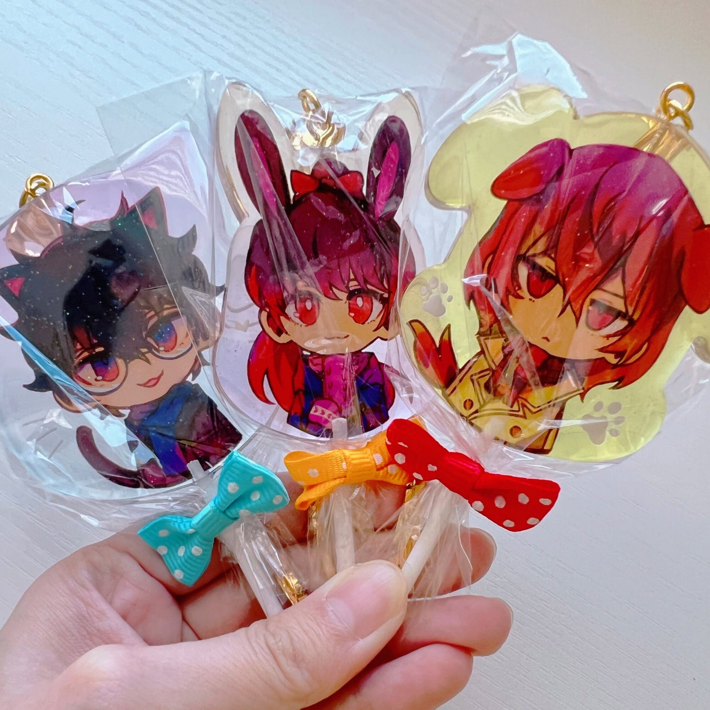 P5 Royal Trio Acrylic Lollipop Charms