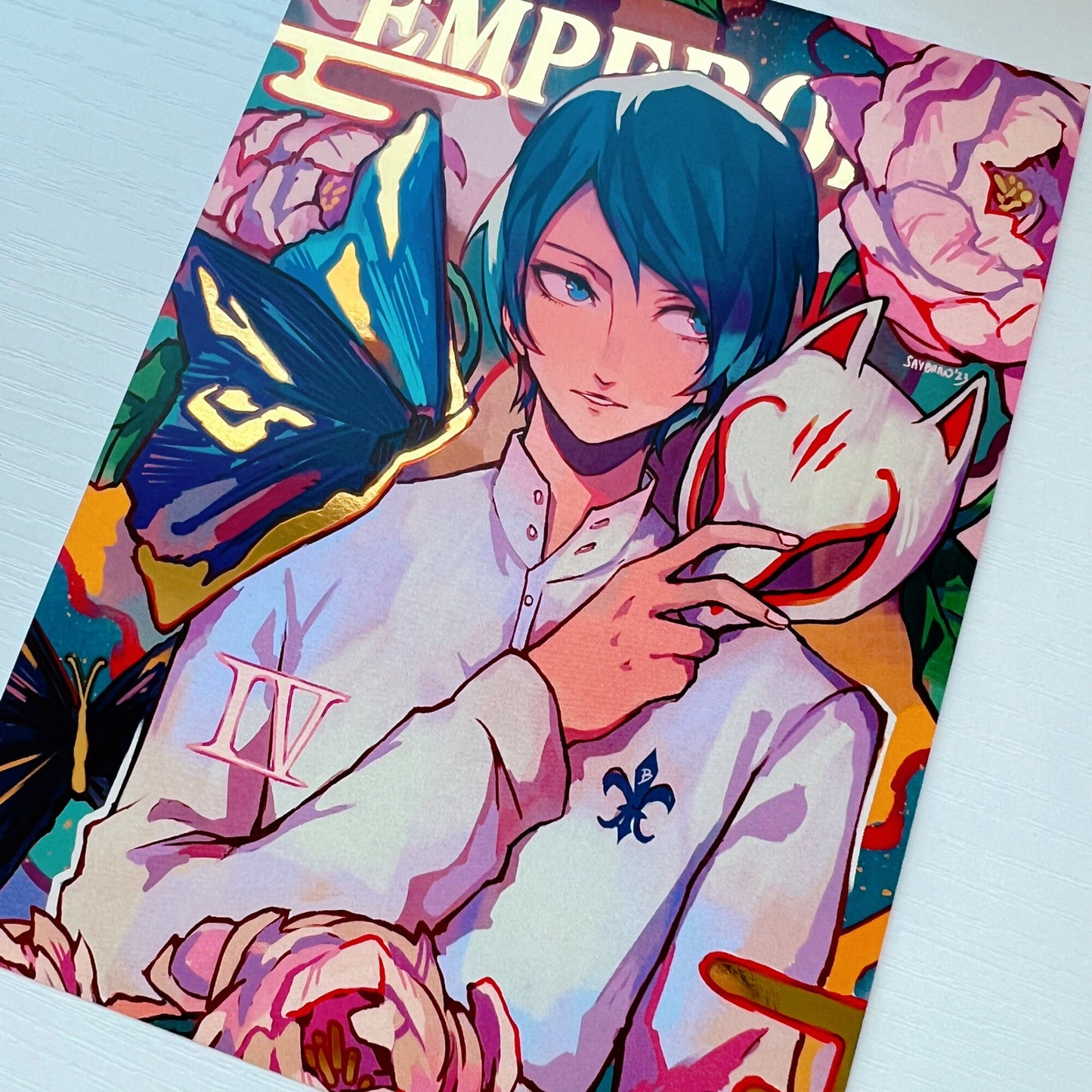 P5 Yusuke Kitagawa "Emperor" 5x7" Mini Foil Print