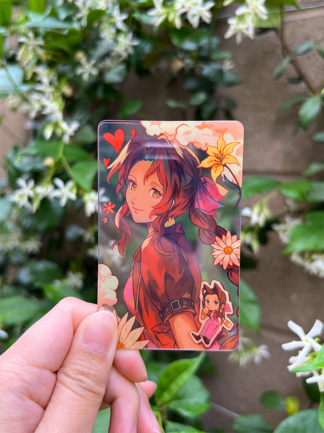 FF7 Tifa & Aerith Clear Photocards
