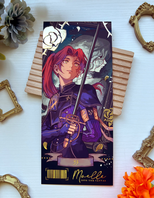 E33 Maelle Foil Rack Card