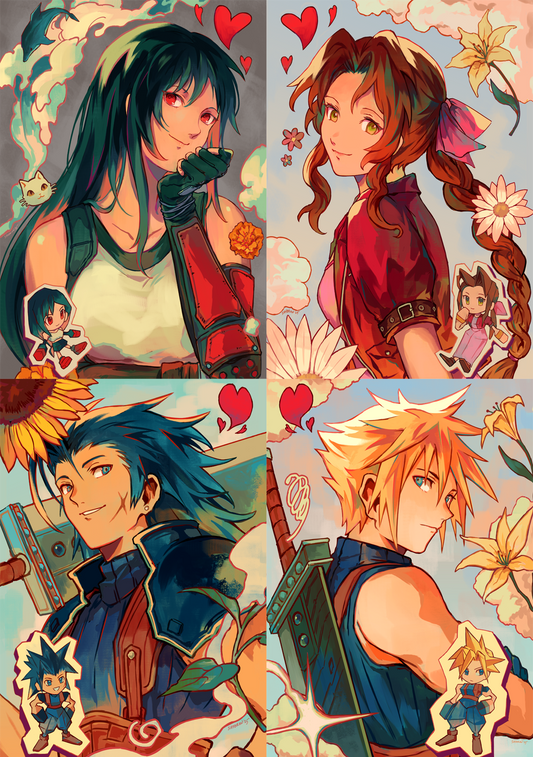 FF7 Mini Prints 5x7"