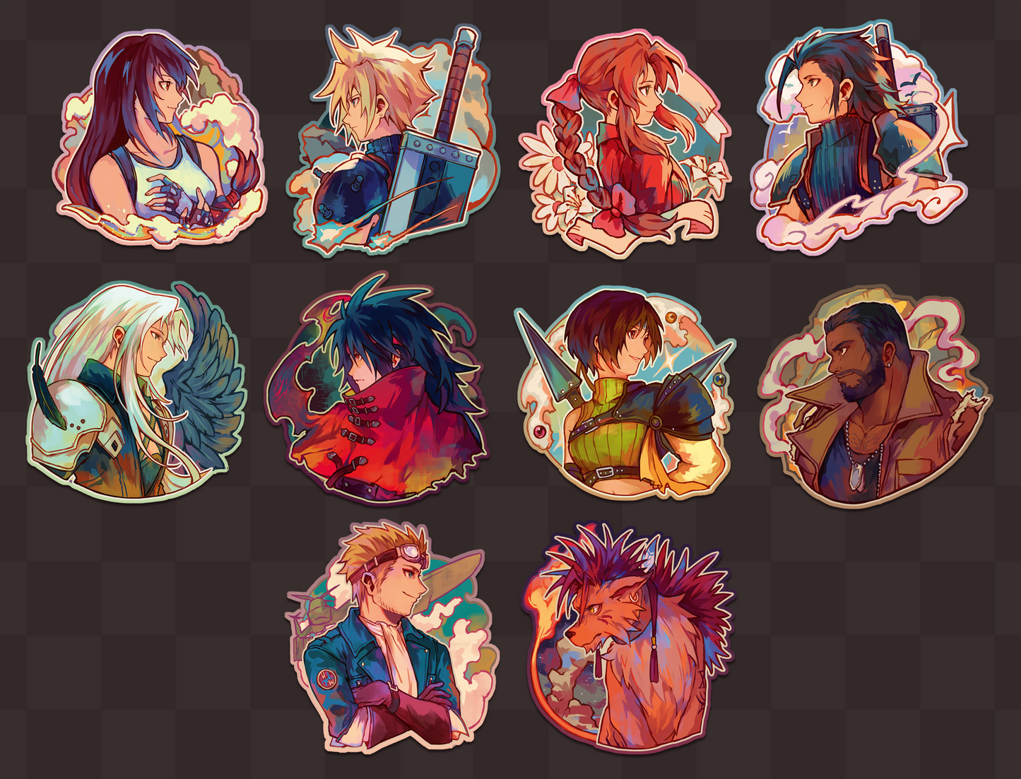 FF7 3" Vinyl Stickers