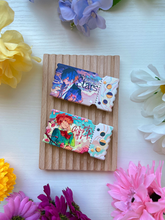 P3 Protagonists Embossed Wood Magnets