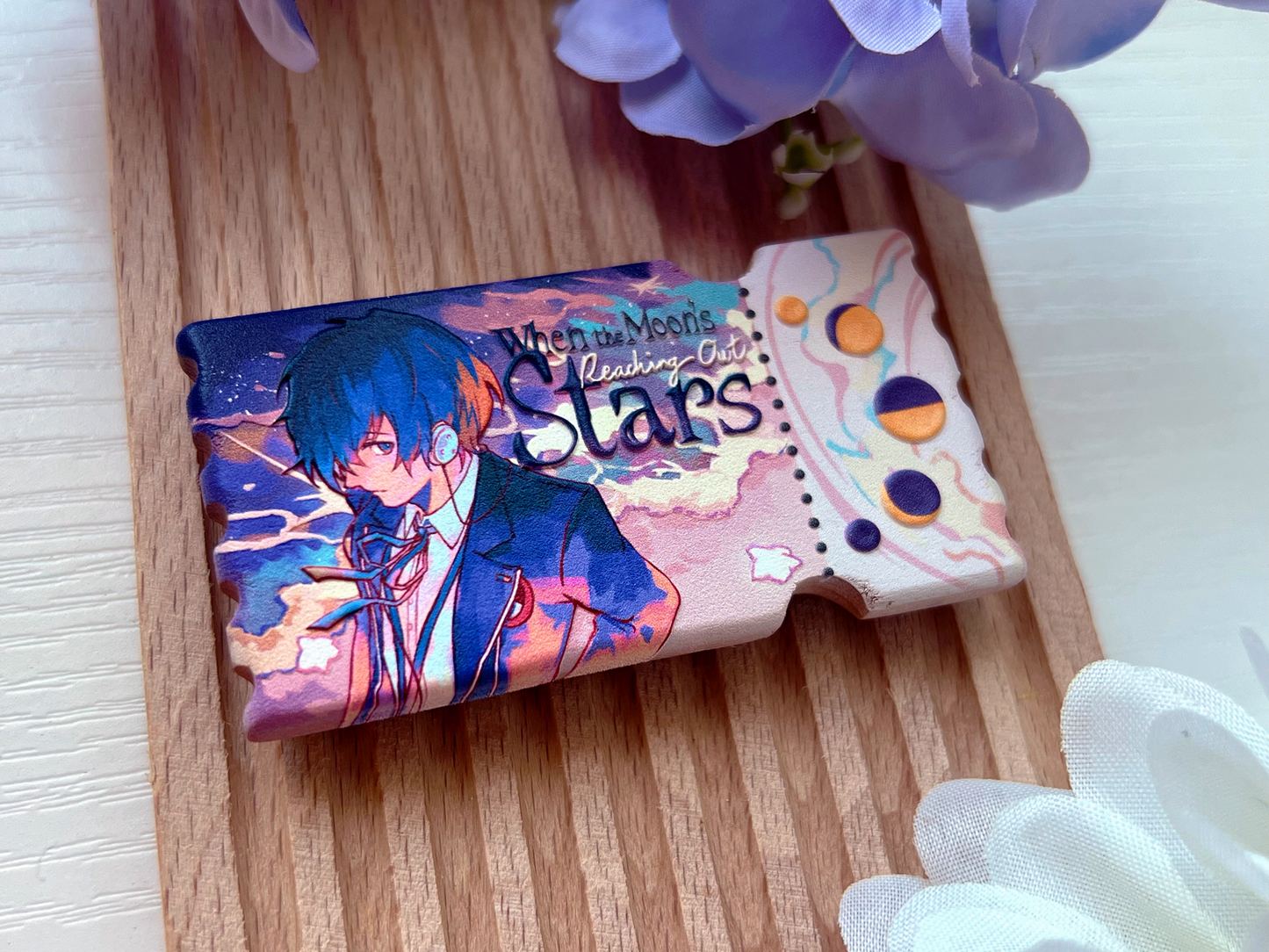 P3 Protagonists Embossed Wood Magnets