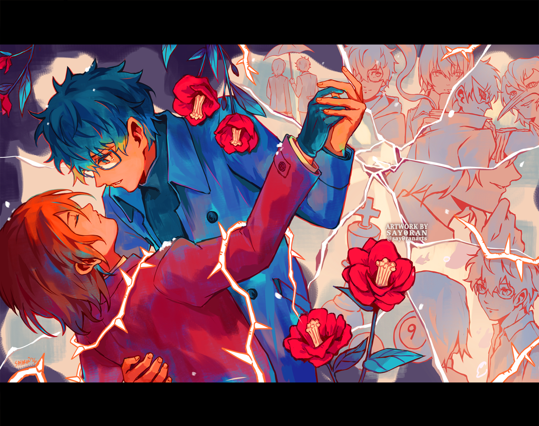 P5 Joker & Akechi "A Sentimental Fool" Mini Print 5x7"