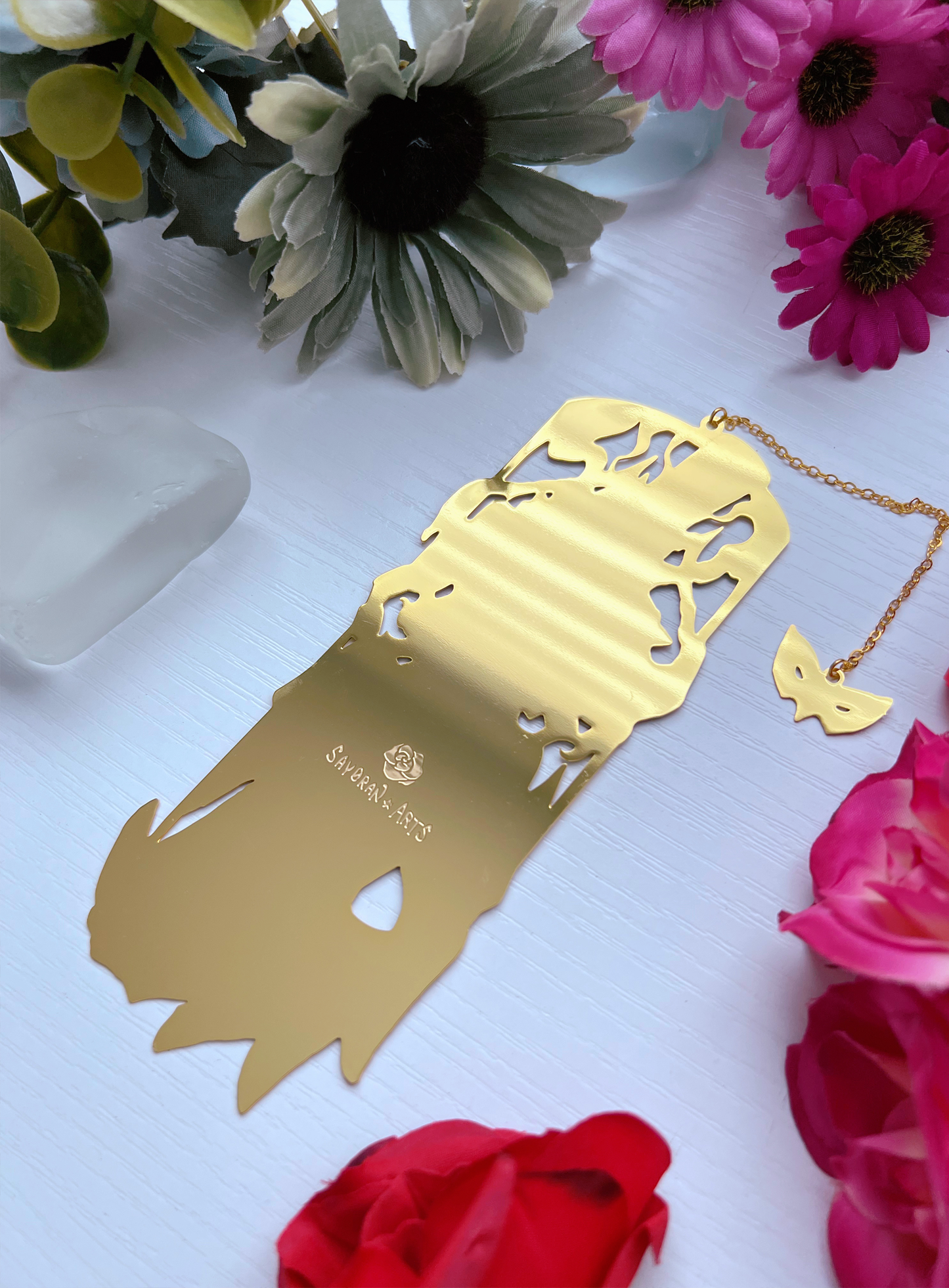 P5 Joker Gold Plated Metal Bookmark