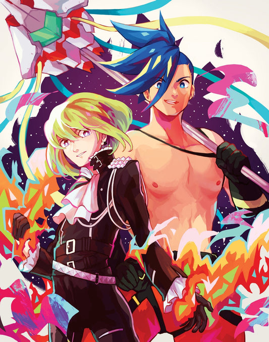 Promare Galo & Lio Holographic Print 11x14"