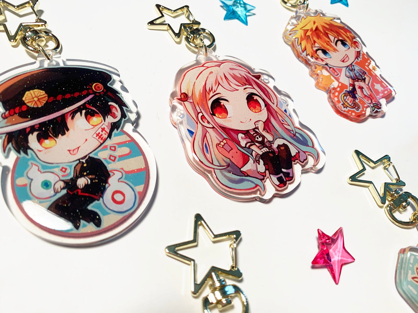 Hanako-kun 2.5" Clear Double-Sided Acrylic Charms