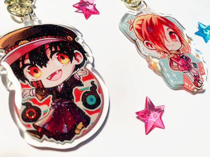 Hanako-kun 2.5" Clear Double-Sided Acrylic Charms