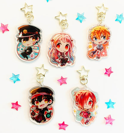 Hanako-kun 2.5" Clear Double-Sided Acrylic Charms