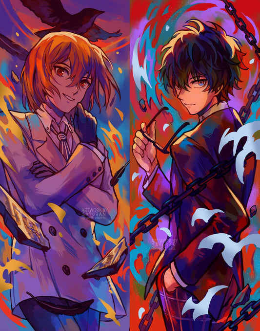 P5 Joker & Crow Foil Bookmarks