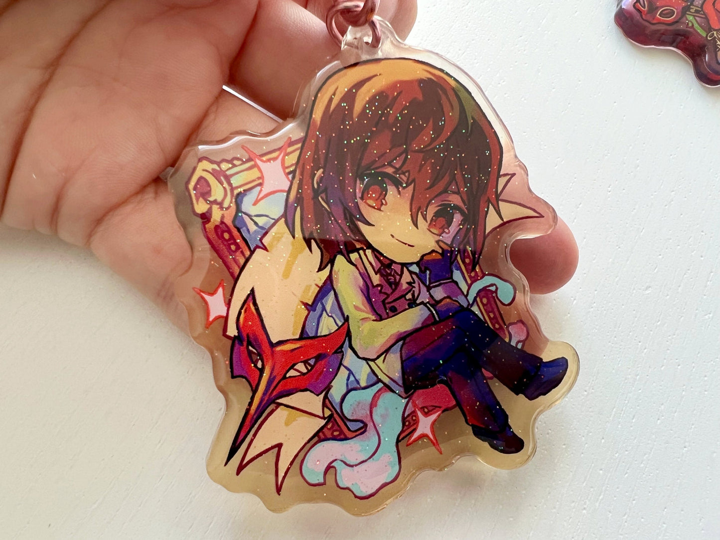 P5 2.5" Glitter Epoxy Acrylic Charms