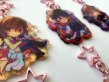 P5 2.5" Glitter Epoxy Acrylic Charms