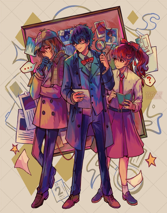 P5 Royal Trio Detective Agency Print 11x14"