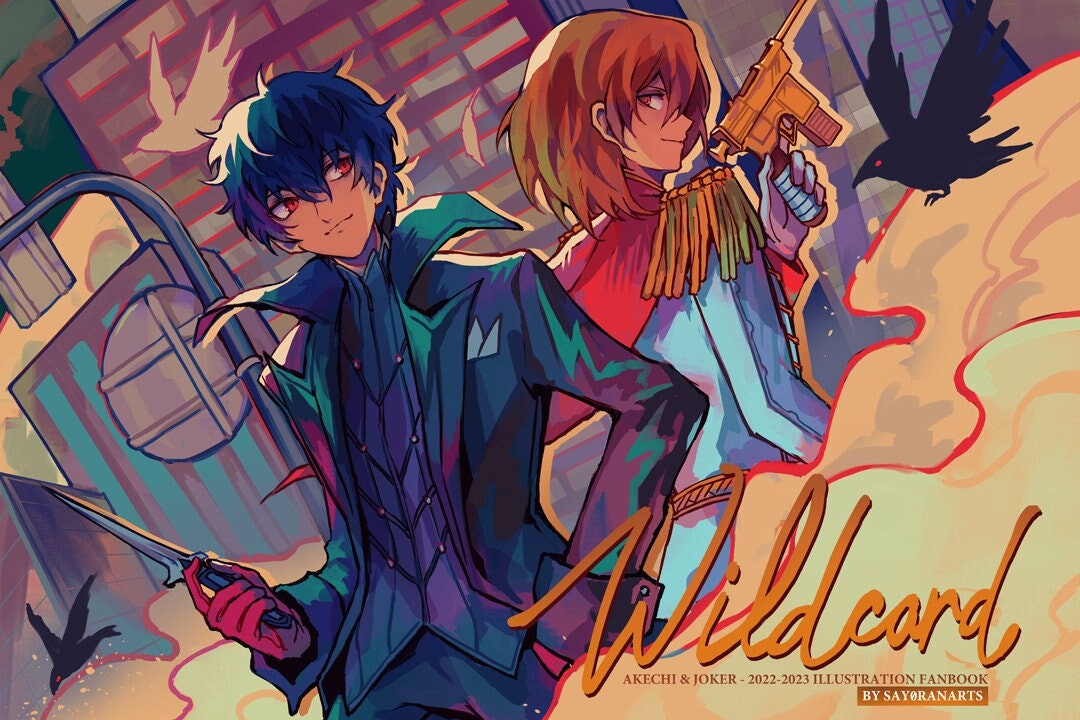 P5 Akechi & Joker WILDCARD Illustration Fanbook