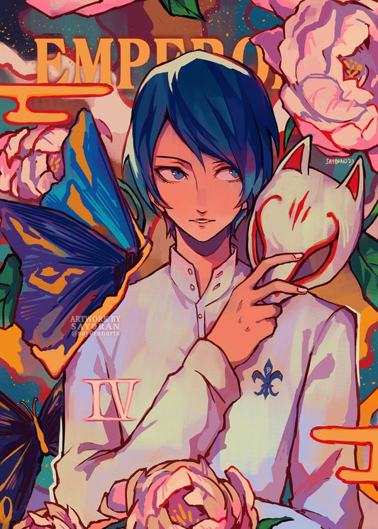 P5 Yusuke Kitagawa "Emperor" 5x7" Mini Foil Print