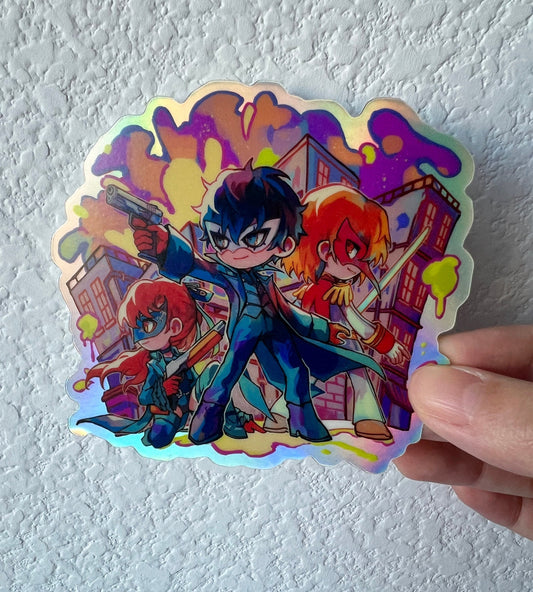 P5 Royal Trio 3.5" Holo Sticker
